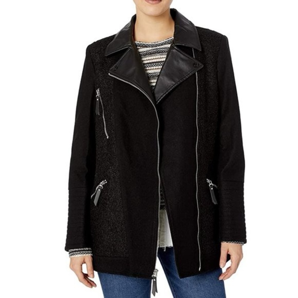 Kensie Wool blend Black Coat 🆕
